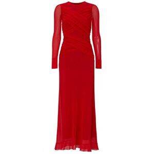 Fuzzi Wrapped Bodice Dress Size 8 MSRP: $550